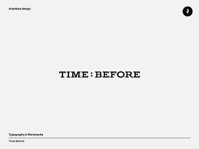 Time Before branding clean logo logodesign logotype luxury minimal simple typography vector watch