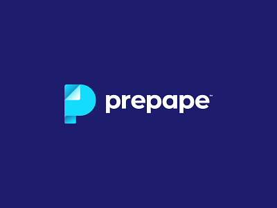 Prepape branding clean icon illustration letter logo logotype minimal simple typography