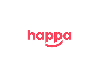 Happa branding clean icon logo logodesign logotype minimal simple typography vector