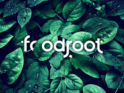 Foodroot branding clean delivery food food app logo logodesign logotype minimal simple typography vector