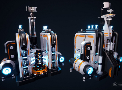 Power generator 3d 3d environment art game art graphic design ingame unreal engine virtual reality