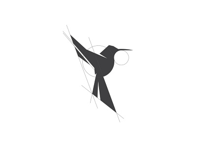 ASOM back bird geometric humingbird logo minimal minimalist logo minimalistic process triangle white wings