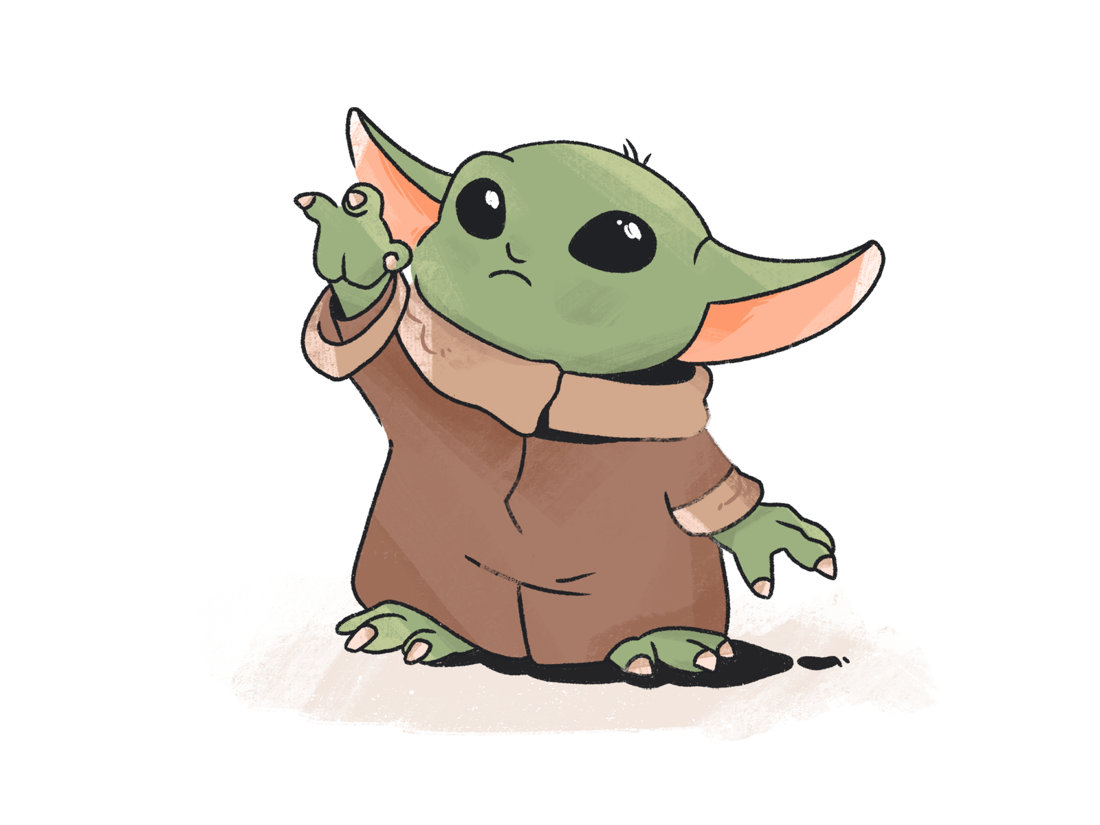 Baby Yoda by Ashley Smith on Dribbble