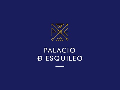 Palacio De Esquileo logo brand branding logo logotype typography
