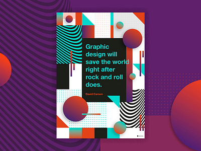 Epic design quotes posters: David Carson graphicdesign poster print shop