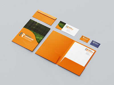 Stationary branding graphic design print stationary