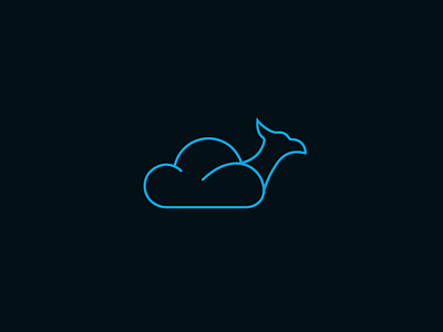 Cloud+Phoenix brand branding cloud logo logo design mark minimal logo phoenix symbol