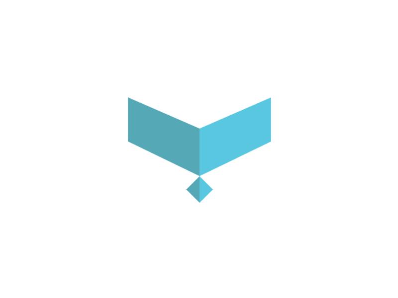 Startled Owl Logo Animation animation brand branding geometrical logo logo logo design mark minimal owl symbol