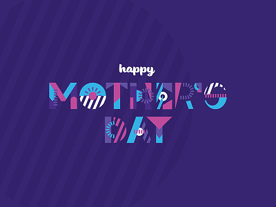 Mother's Day color design experimental mother typography