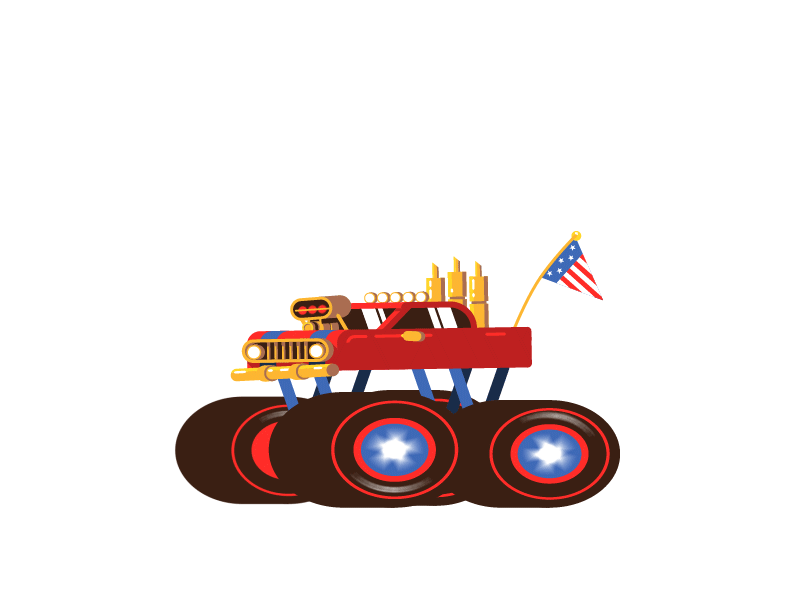Monstertruck america car gif monstertruck speed