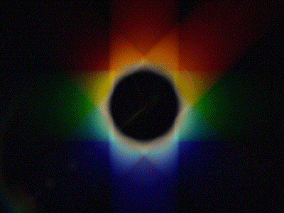 Silent Boom after animation black color effect hole prisma