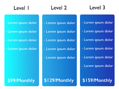 Pricing Table pricing table
