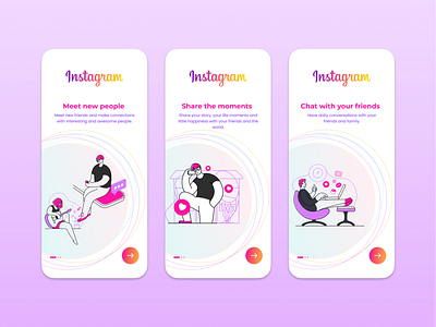 Redesigning Instagram app design ui ux