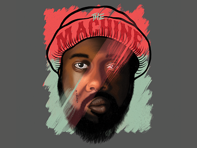 Conway The Machine hip hop illustration ipad music procreate rap