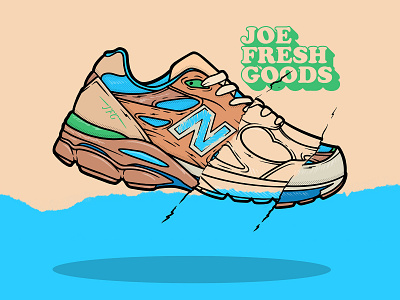 Joe FreshGoods New Balance illustration ipad new balance procreate shoes sneakers