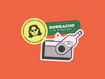 Borracho de miércoles brand branding branding design concept design graphic design illustration logo vector