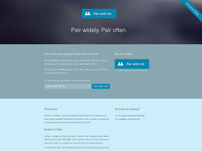 pairprogramwith.me Redesign pairprogramwithme redesign web design