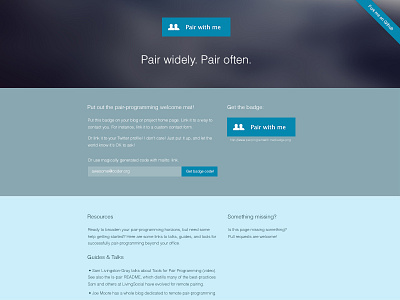 pairprogramwith.me Redesign