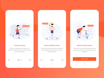 Fitness App Challenge - Onboarding