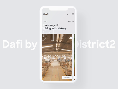 DAFI Furniture Website on Mobile Devices animation app clean furniture furniture website interaction layout minimal mobile mobile ui responsive scandinavian style table typography ui ux vietnam website