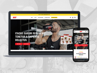 1Up Nutrition Home Redesign design ecommerce ecommerce design fitness health modern nutrition shopify ui ui design ui ux ux ux design ux ui web website