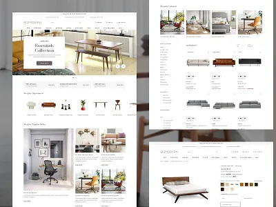 2Modern Retheme & Redesign agency design ecommerce furniture home home decor modern shopify shopify plus ui ux ux ui web website