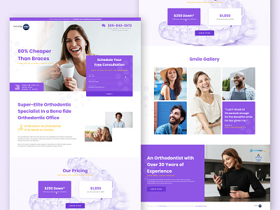 😄👩🏼‍⚕️ Invisalign® website for Brickell Invisalign Centre dental dental care dentist dentistry figma health health care invisalign invisalign® landing landing page medical medical care modern orthodontics orthodontist ui ux web website