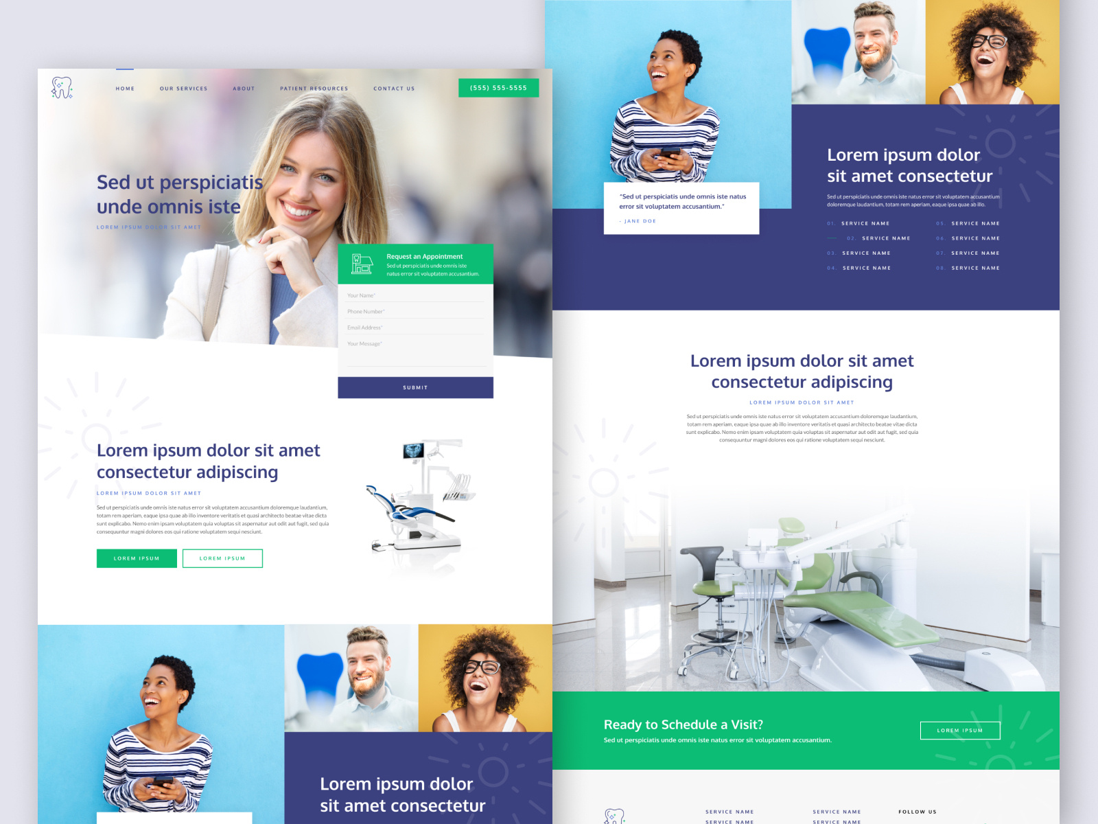 Template Website For Dental Office 👩🏾‍⚕️😄 By Michael Weller On Dribbble