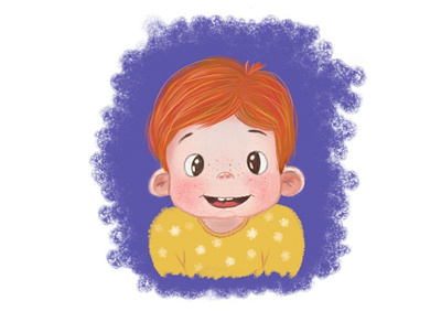 Ginger boy, children, children's illustration character childrens illustration design ill illustration