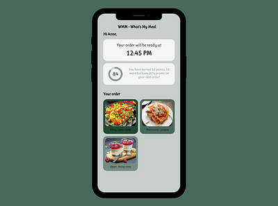 What's My Meal app idea app branding design example graphic design illustration restaurant ui