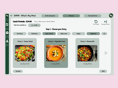 What's My Meal, website idea app branding design example graphic design illustration web