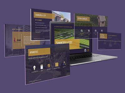 Presentation Design For Builders Comapny advertising branding builders canva corporate creative developers graphic design graphics illustration investor photoshop pitch deck presentation residential plots slides template visual design