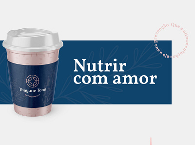 Thayane Tono - Nutricionista branding coffee design graphic design logo logo design logomarca logotype marca nutrition nutritionist typography