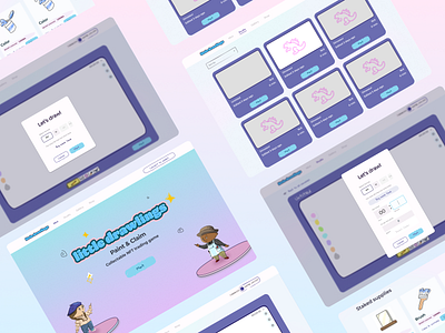 Little Drawlings art design nft ui ux web design