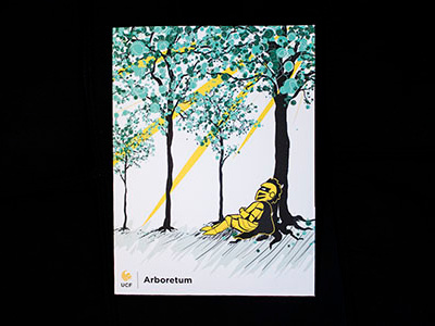 UCF Arboretum arboretum folder knightro nature print ucf
