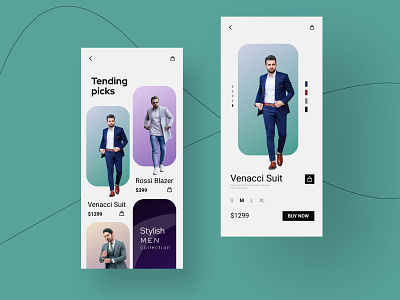 E-commerce app graphic design ui user experience ux design