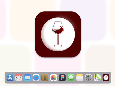 Daily UI 005: Icon dailyui dailyui005 dailyui5 design desktop figma icon logo mac icon ui ux wine app