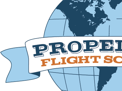 Updated Propeller Flight School branding logos