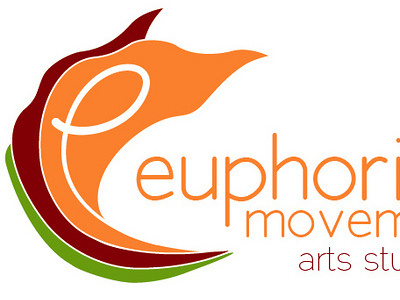 Euphoria Movement Arts Studio branding logos