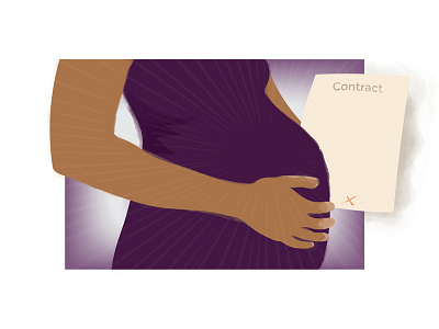 Surrogacy illustration editorial illustration lgbt our lives magazine photoshop surrogacy