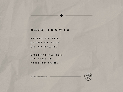 Rain Shower • Poem poem poetry spoken word writing written word