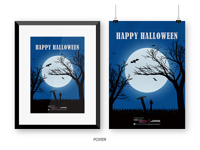 2018 Halloween art design drawnbyweijied festival poster festive graphic graphic design halloween happy halloween illustration poster poster design prints promotion material promotional material vector weijied