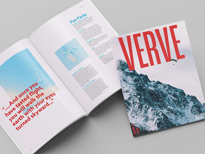 VERVE Magazine branding copywriting design graphic design magazine typesetting