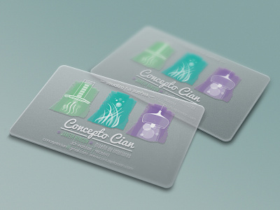 Concepto Cian - Business card branding colombia graphic design logo