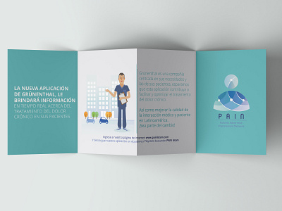 Patients Adherence Improvement Network - Foldable Brochure branding colombia design graphic design illustration logo typography vector