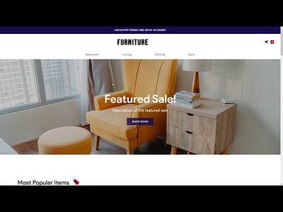 Furniture E-Commerce Design agency branding design e commerce figma furniture graphic design landing page online shop shop webflow