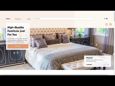 E-Commerce Design Simple & Clean design e commerce figma furniture graphic design illustration landing page logo online shop webflow