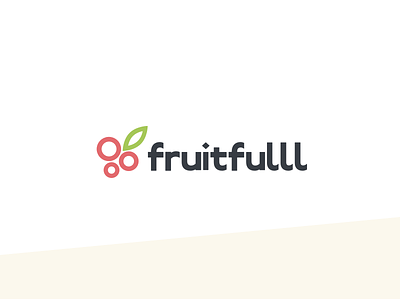 Fruitfulll branding emblem fruit fruitfulll geometric logo london mark p22underground palette pastels