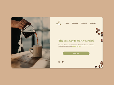 The Best Coffee - Daily UI 003