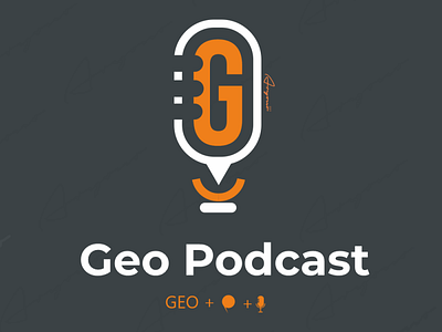 Geo Podcast Logo design graphic design logo